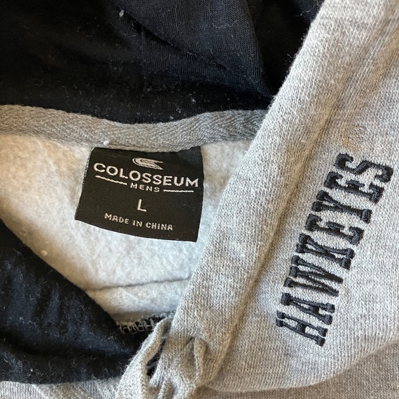 Iowa Hawkeyes Grey Hoodie Size Large - Picture 3 of 5